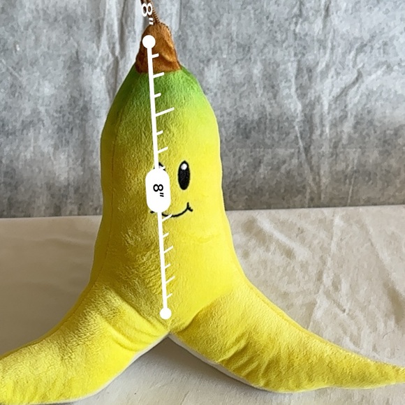 SÚPER MARIO KART MOCCHI MOCCHI BANANA PLUSH TOY NINTENDO - Picture 6 of 7